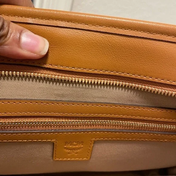 MCM Aren Visetos Messenger Bag